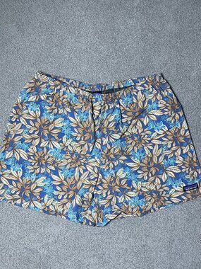 Patagonia Baggies Shorts Resort Lined Swim Trunks 5" Inseam Floral Men's XL